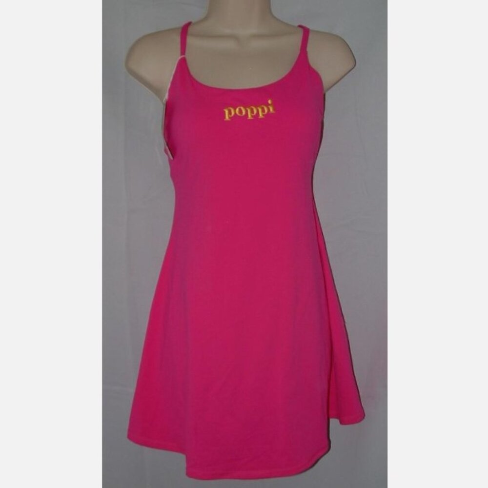 NEW Pink Sz Small Sleeveless Stretchy Athletic 'POPPI' Skort Dress HALARA